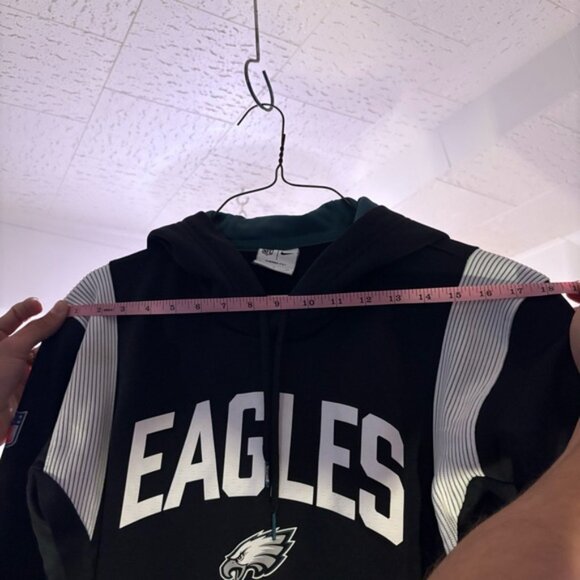 Nike NFL Eagles Therma-FIT Hoodie Pullover Sweatshirt Football Black S - Picture 5 of 7